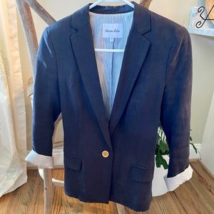 Steven Alan Dark Blazer with striped cuff 2